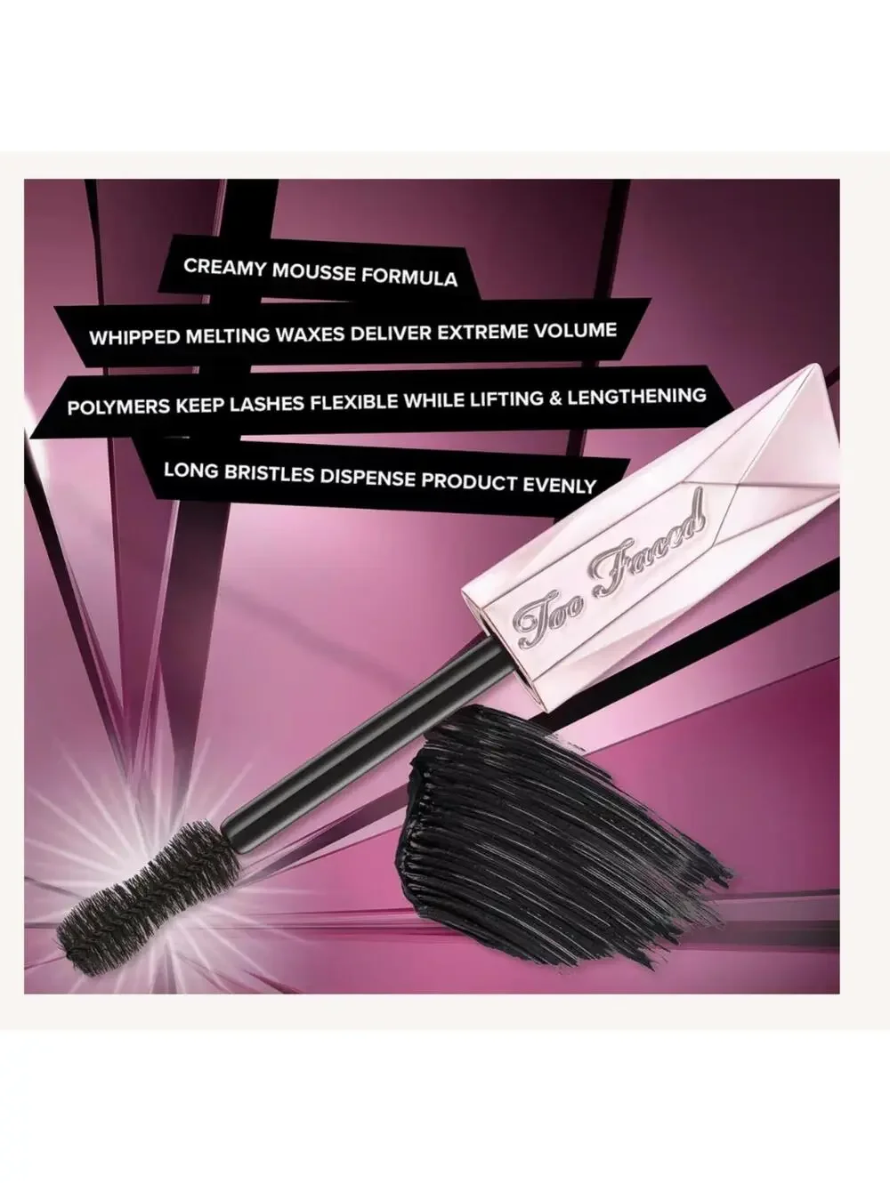 Too Faced Damn Girl! 24 Hour Mascara Thick and Curled Lashes Full-Size NIB 13ml